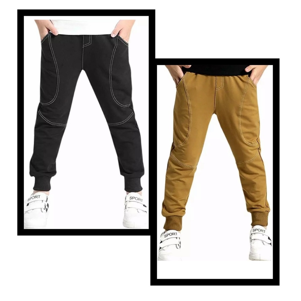 2 pair boys cotton sweatpants (NEVER WORN)